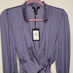 New w/tags Paige Silky Wrap Bouse